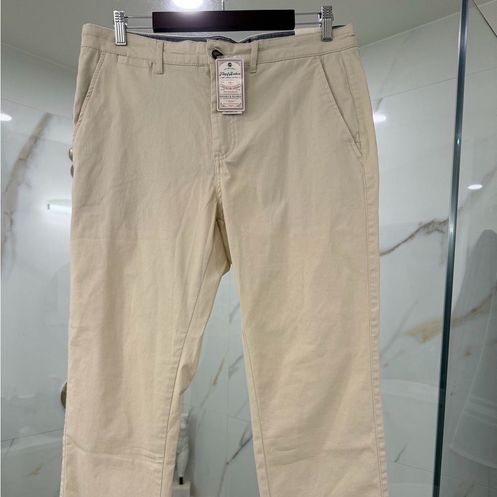 Classic Men's Beige Chinos